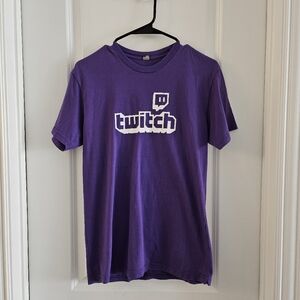 Twitch Purple Crewneck Tshirt Small